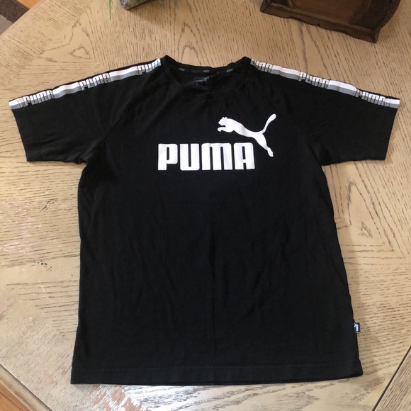 Puma Tape Logo T-Shirt - Short Sleeve - Picture 5 of 11